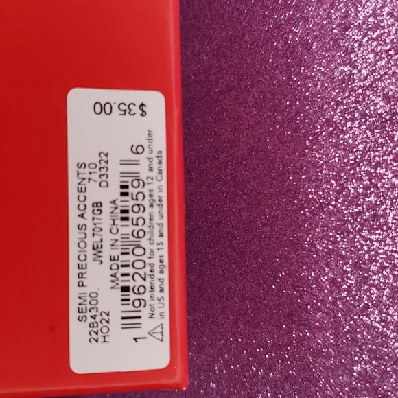 Lucky Brand πNWT / NIBπ Long Gold Heart Necklace w/ Sparkly Stone Accentπππ - Picture 5 of 11